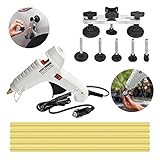 Ultra-starke Klebekraft - Die gelben Klebepistolensticks haben eine besonders hohe Klebekraft und können sogar Dellen an härteren Autoteilen entfernen; sie trocknen schnell und haben einen besonders niedrigen Schmelzpunkt.