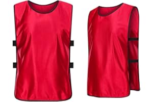 Cheuling 12 Stück Sport Trikot Leibche Fußball Trainingsleibchen für Kinder und Erwachsene, Markierungshemd Trainingsleibchen Team-Spiel Bibs für Herren Damen Senioren Junioren