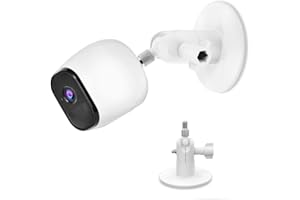 HOLACA Support Adhésif Universel Compatible avec l'eufycam 1/2/2C/2C Pro/3/3C/E/S3 Pro, Arl o Pro 4/Pro 3/Pro 2/Ultra/Ultra 2/Essential 2(XL), Argus 2, (Blanc, 1PCS)