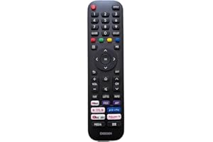 FYCJI Nuevo Control Remoto Alternativo Hisense EN2G30H para Hisense Smart TV LCD LED Ultra HD TV Control Remoto- Sin Configuración 43A7500F 43AE7210F 50A7300F 55A7320F 55A7340F 65A7320F 43A7340F