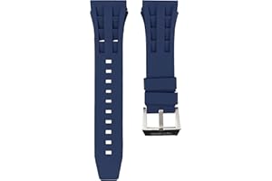 TSAR BOMBA Bracelets de Montre en Silicone Original 20MM Largeur Bracelets de Montre Silicone Souple Étanche Bracelet de Montre Militaire pour Hommes Remplacement de Bracelets