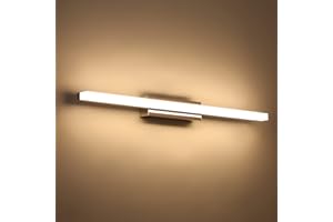 ‎KLIGHTEN Klighten 14W 60CM LED Spiegelleuchte Bad, IP44 Badleuchte Badlampe Wand, Spiegellampe Badezimmer Lampe Wandleuchte, 110-240V, 910Lumen, Warmweiß 3000K