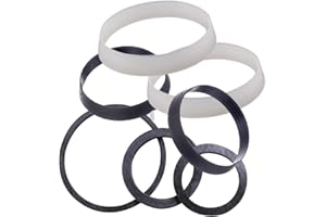 Schläfer 1895 | Kit Guarnizioni Idrauliche per Sifoni Scarico Lavandino Cucina e Bagno, Assortimento di Guarnizioni in Gomma Conica e Piatta, Compatibile con Sifoni 1"1/4 e 1"1/2, 9 Pezzi