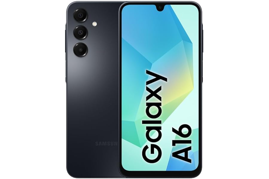 Samsung Galaxy A16, 3 Year Manufacturer's Warranty, Android 14, Super AMOLED Display 6.7" FHD+, 4GB RAM, 128GB, 5,000 mAh Battery, IP54, Expandable Memory, Black