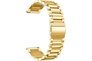 GENERIC Metall Armband Kompatibel mit Amazfit GTS 4 Mini/GTS 4 /GTS 3 /GTS 2/ GTS 2 Mini/GTS 2e/ GTS Armbänder, 20mm Edelstahl Ersatzarmband Uhrenarmband für Damen Herren