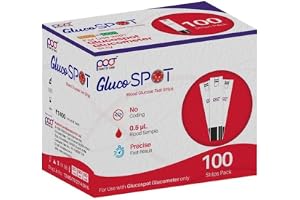 POCT 100 GLUCOMETER STRIPS, Multicolor
