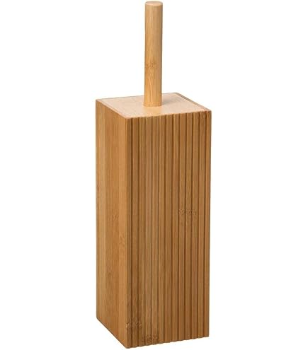 Cestino In Bambù Terre Inconnue 6 Litri - Beige, 19.5x19.5x26.4 Cm, Per Casa O Giardino - Foto 6