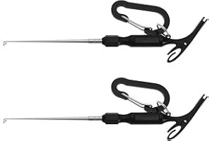 BE IN YOUR MIND 2 szt. pętla wędkarska i narzędzie do szybkiego węzła narzędzia do usuwania haczyków wędkarskich narzędzie do usuwania haczyków wędkarskich wiązanie węzłów 3 w 1 akcesoria wędkarskie