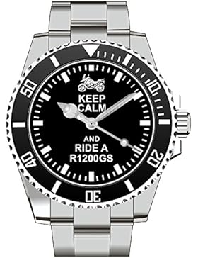 Keep calm and drive a R1200GS Motorrrad - Kiesenberg Uhr 1842