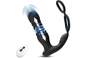 AMOZICI Estimulador prostata juguetes sexuales con10x10 Modos Consoladores.. para hombre con vibración plug anal vibradorador estimulador de próstata hombre Vibrador Sexo Anal