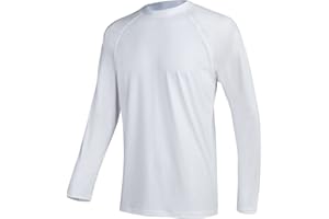 MILANKERR Mens Shirts UV Rash Guards Long Sleeves Quick Dry Swimming Top Surfing Sun Protection 50+ Diving Wetsuits Swimsuit