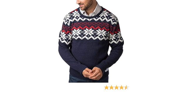 mens fair isle christmas sweater