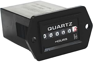 ‎RUNLEADER Runleader Digitaler Betriebsstundenzähler,Gesamtbetriebsstundenrekord für ZTR-Rasenmäher-Wechselrichtergenerator Luftkompressor Club-Autowäscher-Bodenpflegegeräte (DC8V-80V)