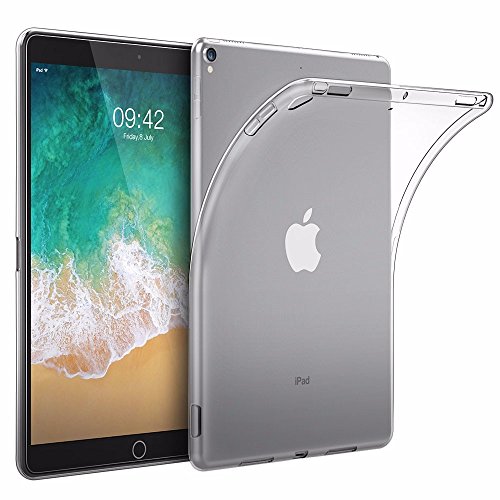 iPad Pro 10.5 2017 Hülle Case, EasyAcc Liquid Crystal Ultra Dünn Crystal Clear Transparent Tablet Cover Soft Premium-TPU Durchsichtige Schutzhülle Backcover Slimcase für iPad Pro 10.5 2017