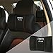 Produktbild OPAYIXUNGS Auto Hals Kissen Audi Nackenstütze Nackenkissen für Autositz Auto Hals Kissen, Kopfstütze 1pack