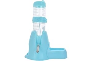 MOACC Hamster Botella de Agua Alimentador Automático Dispensador de Agua para Ratas, Cobayas, Hurones, Conejos, Pequeños Animales, 125ml, Azul