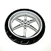Produktbild Bausteine gebraucht 1 x Lego Technic Rad Schwarz Neu-Hell Grau Bike Technik Speichen Felge Hinter Reifen 8420 51379 51378c02