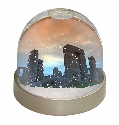 Stonehenge Solstice Sunset Photo Snow Globe Waterball - Advanta Group®