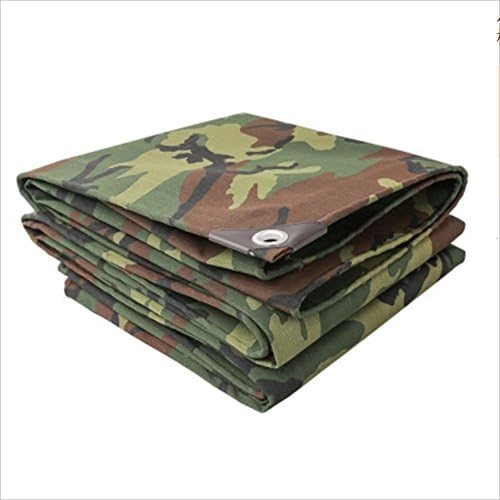 Tent Tarps MEIDUO Outdoor Thicken Camouflage Camouflage Tarpaulin Canvas Tarpaulin Sun Visor Sunscreen Canopy Cloth Waterproof Canopy Cloth Can Be Customized 0.7mm -500g/m2 for outdoor (Size : 2*4m)