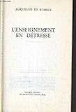 L'enseignement en détresse