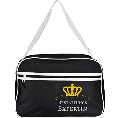Preisvergleich Produktbild Retrotasche Bestattungs Expertin schwarz