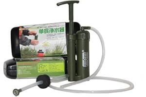 WINTERWORM Pure Easy Portable plastic Ceramic Soldier Water Filter Purifier Cleaner 0.1 micro for Outdoor Survival Hiking Camping