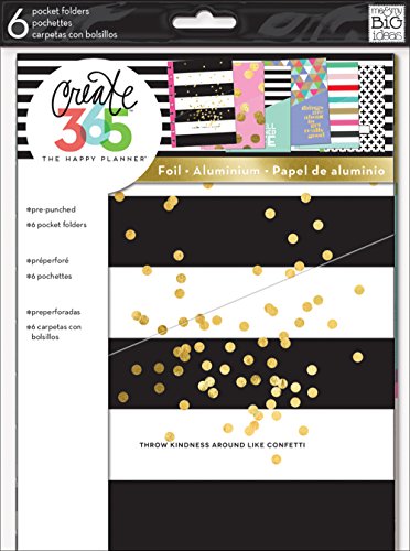 Me and my big Ideas schaffen 365 Happy Planer doppelseitig Pocket Ordner – Gut geplant Life