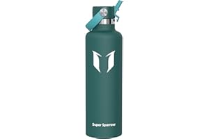 Super Sparrow Borraccia Termica, Acciaio Inox Bottiglia Termica - 350ml, 500ml, 750ml, 1L, 1.2L - Senza BPA Borracce, Borraccia Bambini per Scuola, Sport, Campeggio, Yoga, Palestra, Ciclismo
