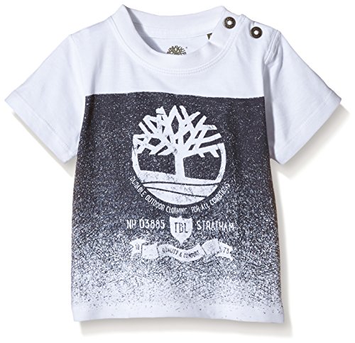 Timberland Baby-Boys Tee-Shirt Manches Courtes Garcon T-Shirt, off-white, size 4 years
