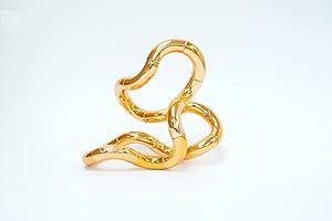 Tangle 85217 Fidget Toy Junior - Série métallique - Jouet Anti-Stress pour Les Doigts - Favorise la Coordination et la motricité Fine - Rotation et Combinaison à volonté - Jouet de motricité pour