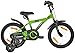 Produktbild Prometheus Kinderfahrrad 16 Zoll Jungen Mädchen Grün Schwarz ab 5 Jahre mit Stützräder und Rücktritt - 16zoll BMX Modell 2019