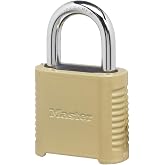 Master Lock 875D Ağır İş Dış Mekan Kombinasyon Kilidi, 5 cm Geniş, Pirin&ccedil; Kaplama