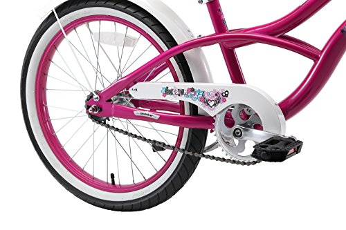 BIKESTAR® Premium Design Kinderfahrrad für coole Kids ab 6 Jahren ★ 20er Deluxe Cruiser Edition ★ Creamy Violet - 8