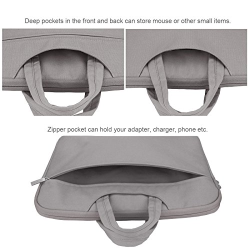 Arvok 11 11 6 12 Zoll Notebooktasche Laptoptasche Aktentasche Wasserfest Canvas-Gewebe Laptop Schutzh  lle Mit Griff   Rei  verschluss-Tasche Ultraboo