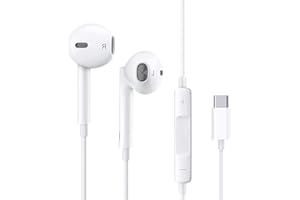 YMDEI Cuffie USB C,Hi-Fi Stereo Auricolari USB C con filo,Auricolari Type C In Ear Con Microfono,Auricolari USB C per Samsung S23 Ultra A53/A54 S22/S21/S20,Google Pixel 7 6A,Huawei P30 pro/P40,OnePlus 11/10
