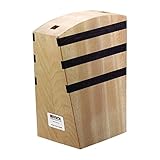 Massiver Buche Holz Dick de364 Magnetischer Messerblock