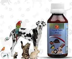 Pet Care International (PCI) Aqua Sani Pro || Specially Designed for Food Cleaning for Dog, Cat, Rabbit, Guinea Pig, Ferret, Sugar Glider, Turtle & Hamster Healthcare (100ml)
