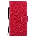 Produktbild iPhone 7 Plus Hülle iPhone 8 Plus ledertasche Tasche Caler Hülle Handyhülle iPhone 7 Plus Tasche Leder Flip Case Brieftasche Etui Schutzhülle für Apple iPhone 7 Plus / iPhone 8 Plus Cover (5,5 Zoll) (Rot)