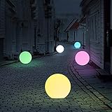 [IP65 wasserdicht] - Bewahren Sie dieses LED-Licht sicher auf, um es im Freien, zur Hochzeitsdekoration, für Innenhofbeleuchtung, Rasenbeleuchtung oder für schwimmendes Licht auf dem Wasser zu verwenden.