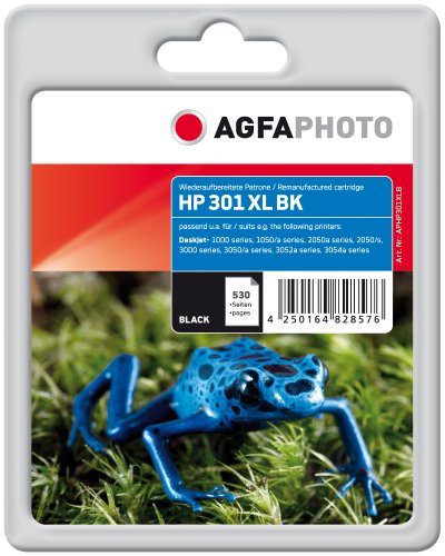 AgfaPhoto APHP301XLB Tinte für HP DJ1050, 15 ml, schwarz