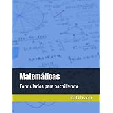 Formularios para bachillerato. Matem&aacute;ticas