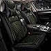 Produktbild QLL 5-Sitz-Universal Autositzbezug, Atmungsaktiv Rutschfest, Im Winter Warm Halten Diamantgitter, 6 Farben Optional,Green
