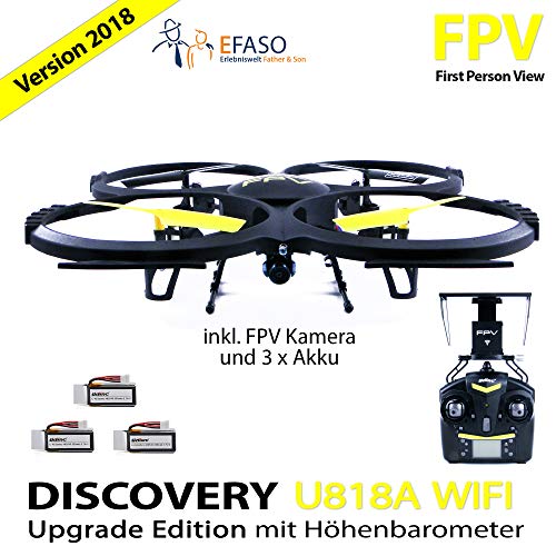 Preisvergleich Produktbild UDI U818A FPV Upgrade Drohne 2 MP WIFI FPV Kamera