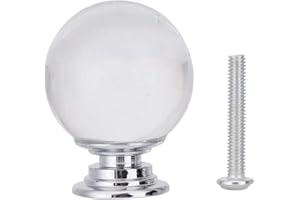 Uchwyt do szuflad 30 mm, kula szklana, kryształowy uchwyt meblowy, gałka do szafki, okucia do drzwi i szuflad, klamka pociągowa do mebli