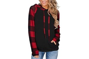 ABYOVRT Sweat à Capuche Femme Casual Manches Longues Automne Hiver Sweatshirt Loose Hoodies à Capuche Hauts Tops