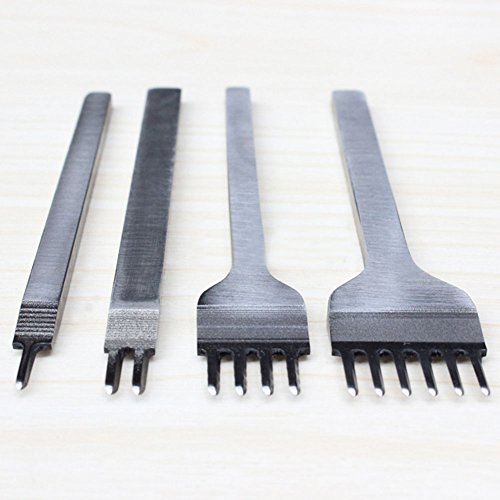 Demiawaking Leder Handwerk Werkzeuge Loch Stanz Werkzeug 3/4/5/6mm (6mm) - 5
