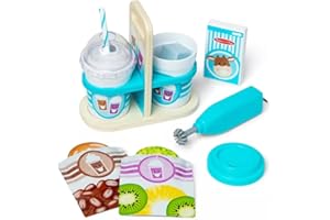 SPIN MASTER Melissa & Doug Hot & Cold Drinks Play Set, Pretend Play Food for Boys and Girls Ages 3+