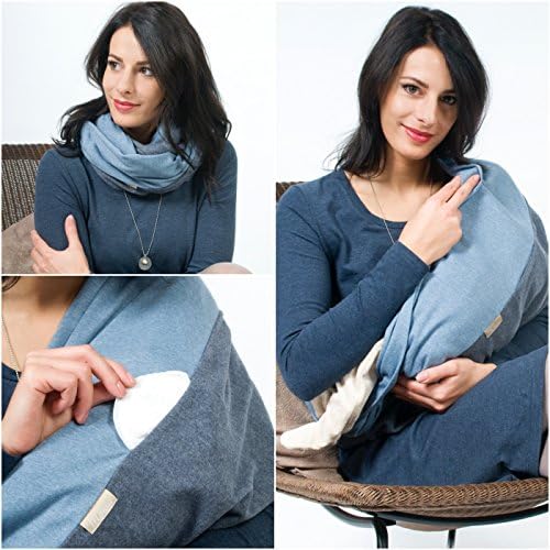 Mania Breastfeeding scarf "Whisper" with small pocket for nursing pads in size S/M