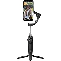 Stabilisateur nacelle pour smartphone DJI Osmo Mobile 6, nacelle pour tél. à 3 axes, barre d’extension intégrée, suivi d’obje