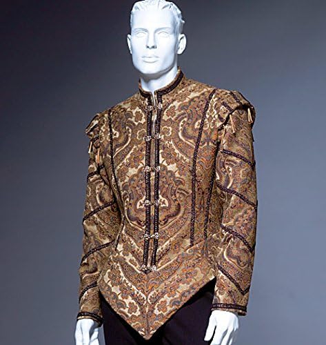 McCalls Cosplay Mens Sewing Pattern 2002 Historical Fitted Cap Sleeve Doublets